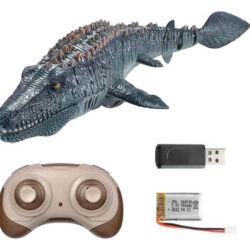 Navio Rc De Mergulho Com Controle Remoto Dinosaur Mosasaurus