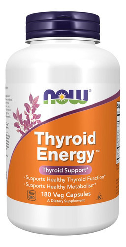 Now Foods Supplements, Thyroid Energy, Iodo E Tirosina Mais