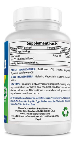 Melhores Cápsulas Softgel De Vitamina Diu 360 Naturals - Imagem 6
