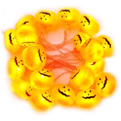 Cordão Luz Led Luminaria Abajur Bola Abóbora Halloween