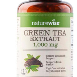 Cápsulas De Extrato De Chá Verde Naturewise 1000 Mg - 50% Eg