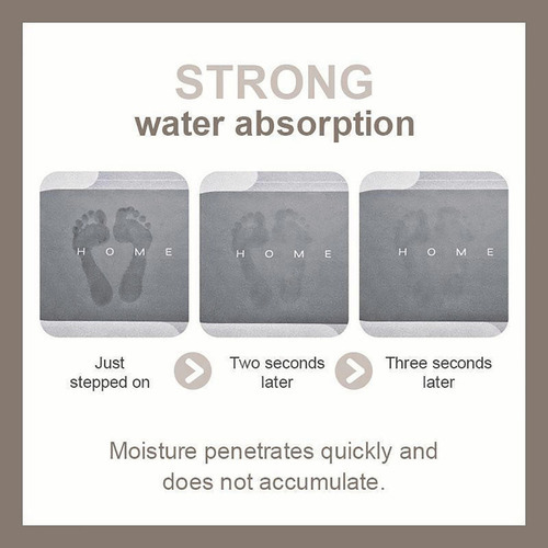 Dy Super Absorbent Floor Mat, Banheiro Absorvente E Quick-dr - Imagem 3