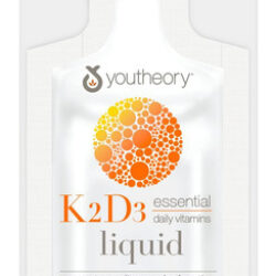 Suplemento Vitamínico Diário Youtheory K2 E D3 Para Absorçã