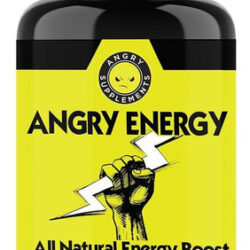 Angry Supplements Cápsulas De Cafeína Com Energia Irritada,
