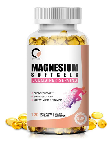 Cápsulas De Glicinato De Magnésio Orgeuos De 500 Mg, Cápsula