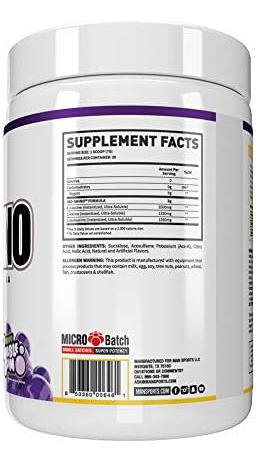 Man Sports Iso -amino Puro Isolado Bcaas - Construa Aminoáci - Imagem 3