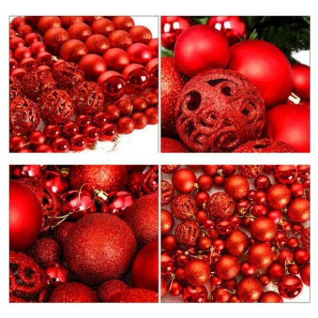 Conjunto De 100 Esferas De Decoração De Natal De Estilo Mist - Imagem 19