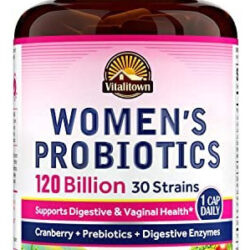 Probióticos Femininos Vitalitown 120 Bilhões De Ufcs 1 Diár