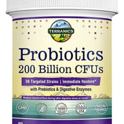 Terranics Daily Probiotics Para Homens E Mulheres, 200 Bilh
