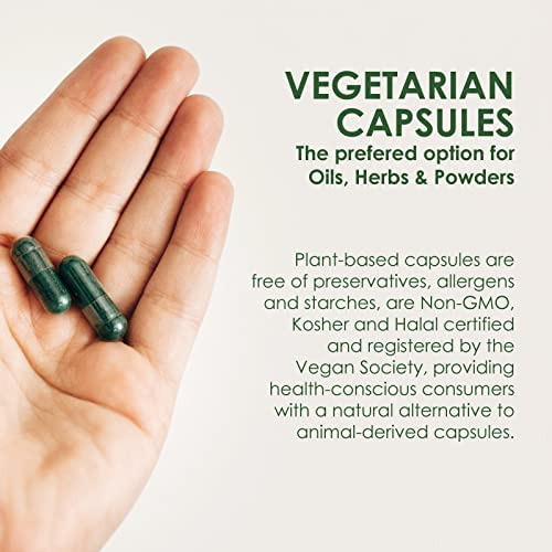 Tamanho Capsuline 0 - Cápsulas Vegan Vazias Transparentes - - Imagem 3