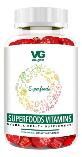 Gomas Vitaglobe Super Foods - Reforço Imunológico, Contagem