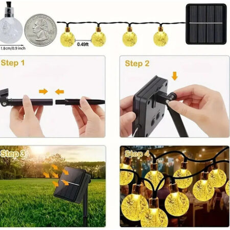 Decoracao Natalina Externa Luzes De Natal Decoracao 7m 50led - Imagem 3