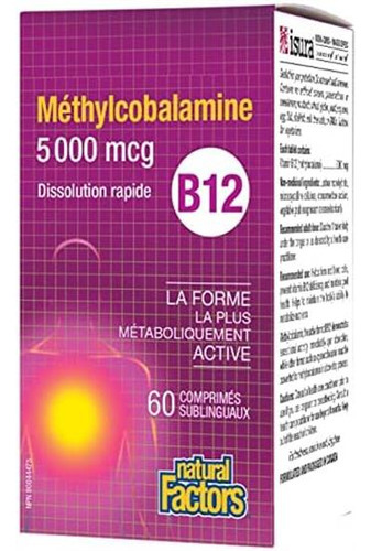 Fatores Naturais, Vitamina B12 Metilcobalamina 5000 Mcg, Su - Imagem 3