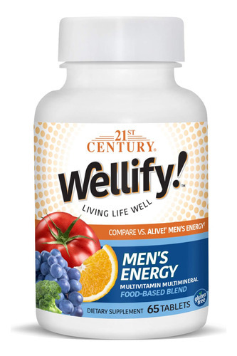 Multivitaminas Energéticas Wellify Mens Do Século 21 Com M