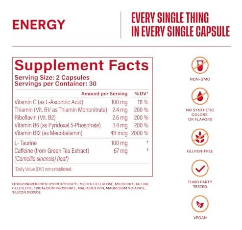 Suplemento Energético Habit (60 Cápsulas) - Novo Visual, Sup - Imagem 8