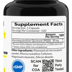 Monoherb Pqq 20 Miligramas - Suplemento Pqq, Pirroloquinolin