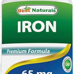 Melhor Suplemento De Ferro Natural - 65 Mg - 240 Comprimido