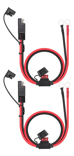 2 Peças 16awg Sae Acessório De Cabo Conector De Bateria - Imagem 8