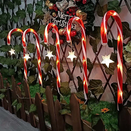 L 8 Luzes De Jardim De Natal De Bengala De Natal De Jardim - Imagem 8