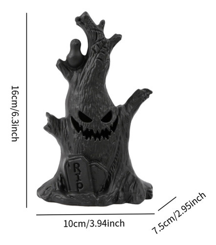 Hhh Decoração De Lâmpada De Estatueta De Árvore Fantasma De - Imagem 2