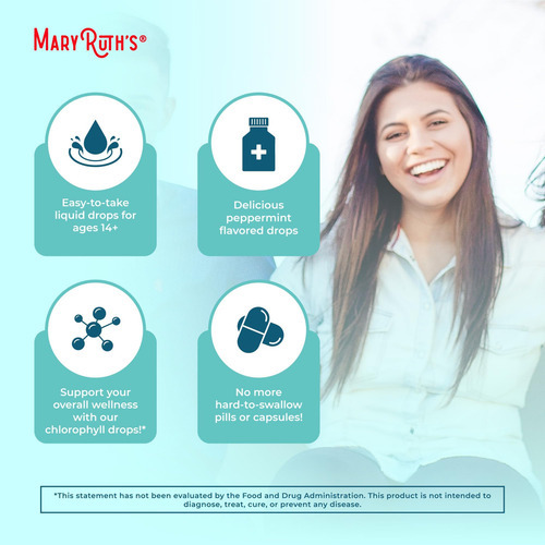 Gotas Líquidas De Clorofila Maryruth Organics, Clean Label P - Imagem 8
