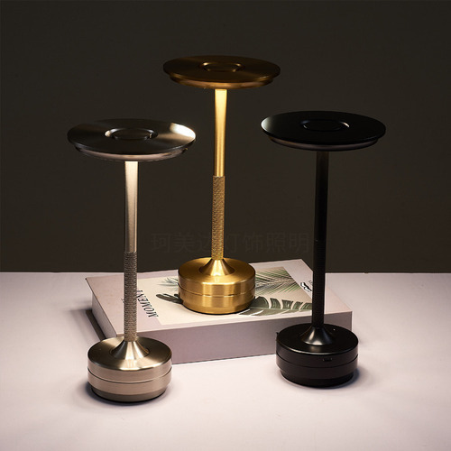 Candeeiro De Mesa Nórdico Led Touch Candeeiro De Mesa Bar Ho - Imagem 8