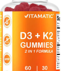 Gomas Vitamínicas De Vitamina D3 K2 - Contagem De 60 - Supor