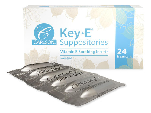 Vitamina E Carlson 30ui 24 Supositórios