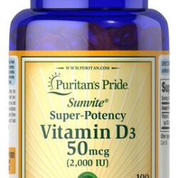 Puritanos Pride Sunvite Super High Potência Vitamina Diu 100