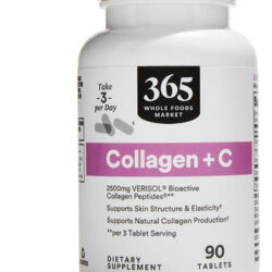 Whole Foods Market, Colágeno Verisol 2500mg, 90 Contagem