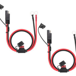 2 Peças 16awg Sae Acessório De Cabo Conector De Bateria