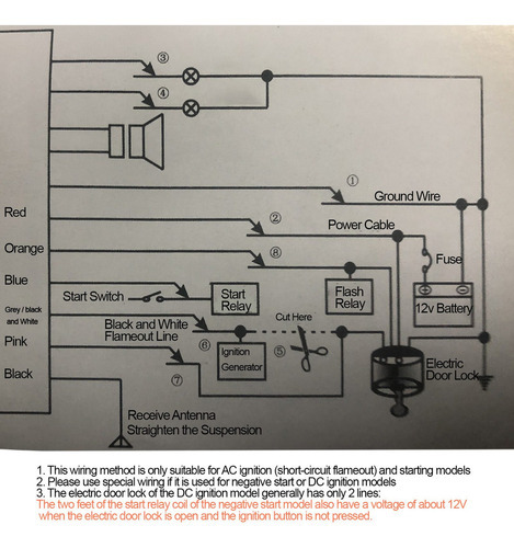 J Sistema De Alarme Bidirecional Da Motocicleta Alert Lcd - Imagem 8
