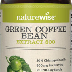 Naturewise Green Coffee Bean 800mg Max Potency Extract 50%
