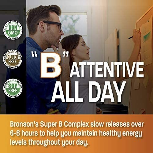 Bronson Super B Vitamina B Complexo De Liberação Lenta Sust - Imagem 4
