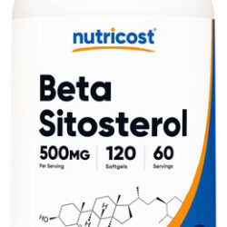 Suplemento Nutricost Beta Sitosterol 500 Mg 120 Cápsulas Gel