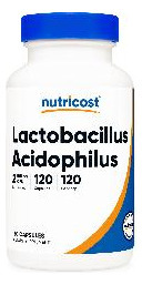 Suplemento Nutricost Lactobacillus Acidophilus 2b Cfu 120 Ca - Imagem 2