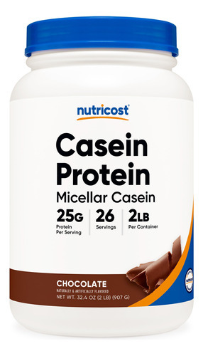 Proteína Em Pó Nutricost Casein Micellar Chocolate 907g