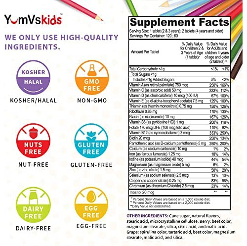 Multivitamínico E Multimineral Com Ferro Mastigável Para Cr - Imagem 2