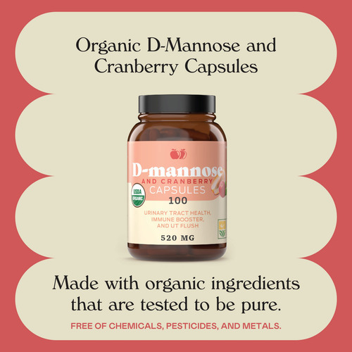 Suplemento De Produtos Naturais Completos D-manose E Cranber - Imagem 6