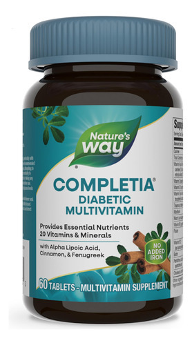 Suplemento Multivitamínico Diabético Nature"s Way Completia