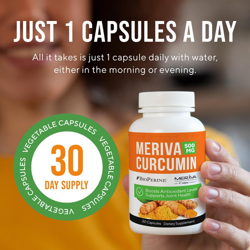 Renovar Nervo Meriva Curcumin 500mg Com Suplemento De Suport - Imagem 5