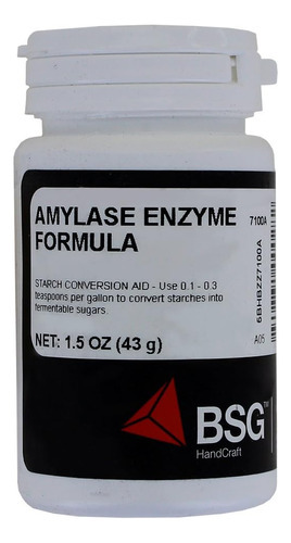 Enzima Amilase - 1,5 Onças.