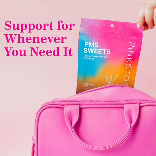 Pink Stork Organic Pms Support Sweets Para Adolescentes E Mu - Imagem 6