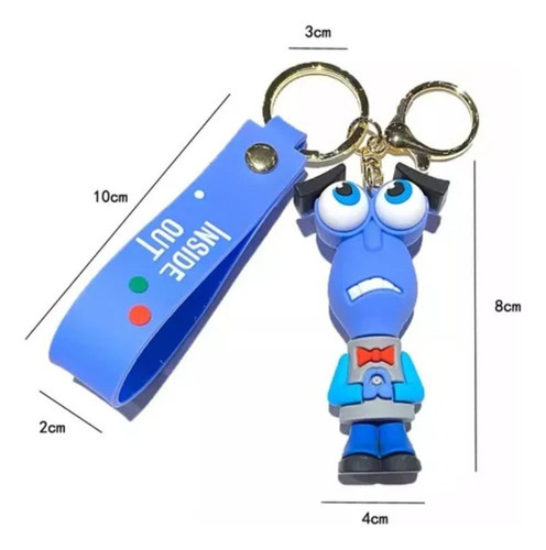 Fwefwa Chaveiro De Pulso De Silicone De 9 Peças 3d Inside - Imagem 8