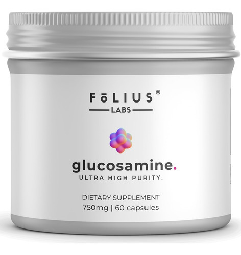 Folius Labs Sulfato De Glucosamina Cloreto De Potássio - 750