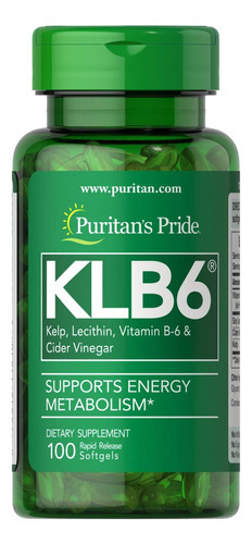 Puritans Pride Klb6 Kelp Complex-100 Softgels