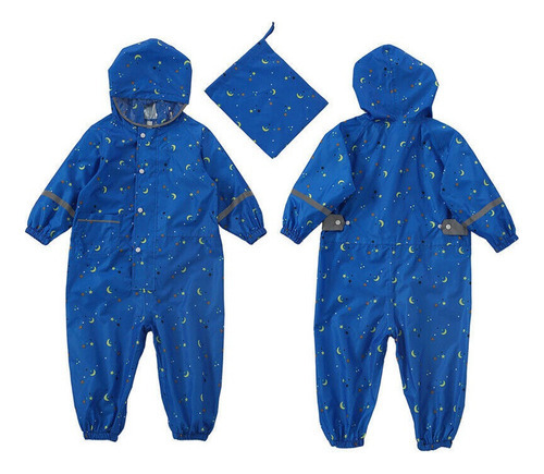 Capa De Chuva Infantil Capa Impermeável Poncho Fato De Chuva - Imagem 46