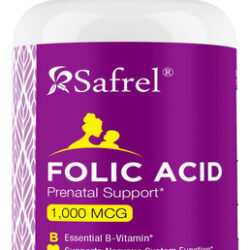 Ácido Fólico Safrel 1000 Mcg (1 Mg) - Vitamina B9-240 Compr