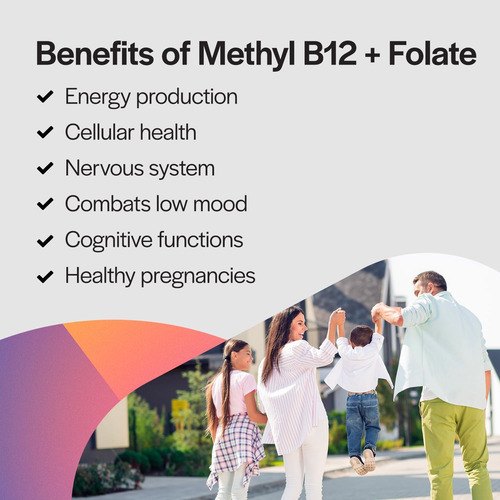 Pureformulas Suplemento De Metil B12 + Folato, 1.000 Mcg De - Imagem 5