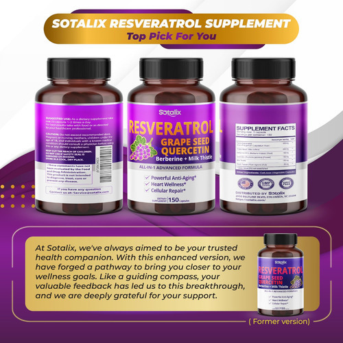 Resveratrol 24.000 Mg Com Semente De Uva + Quercetina Berber - Imagem 6